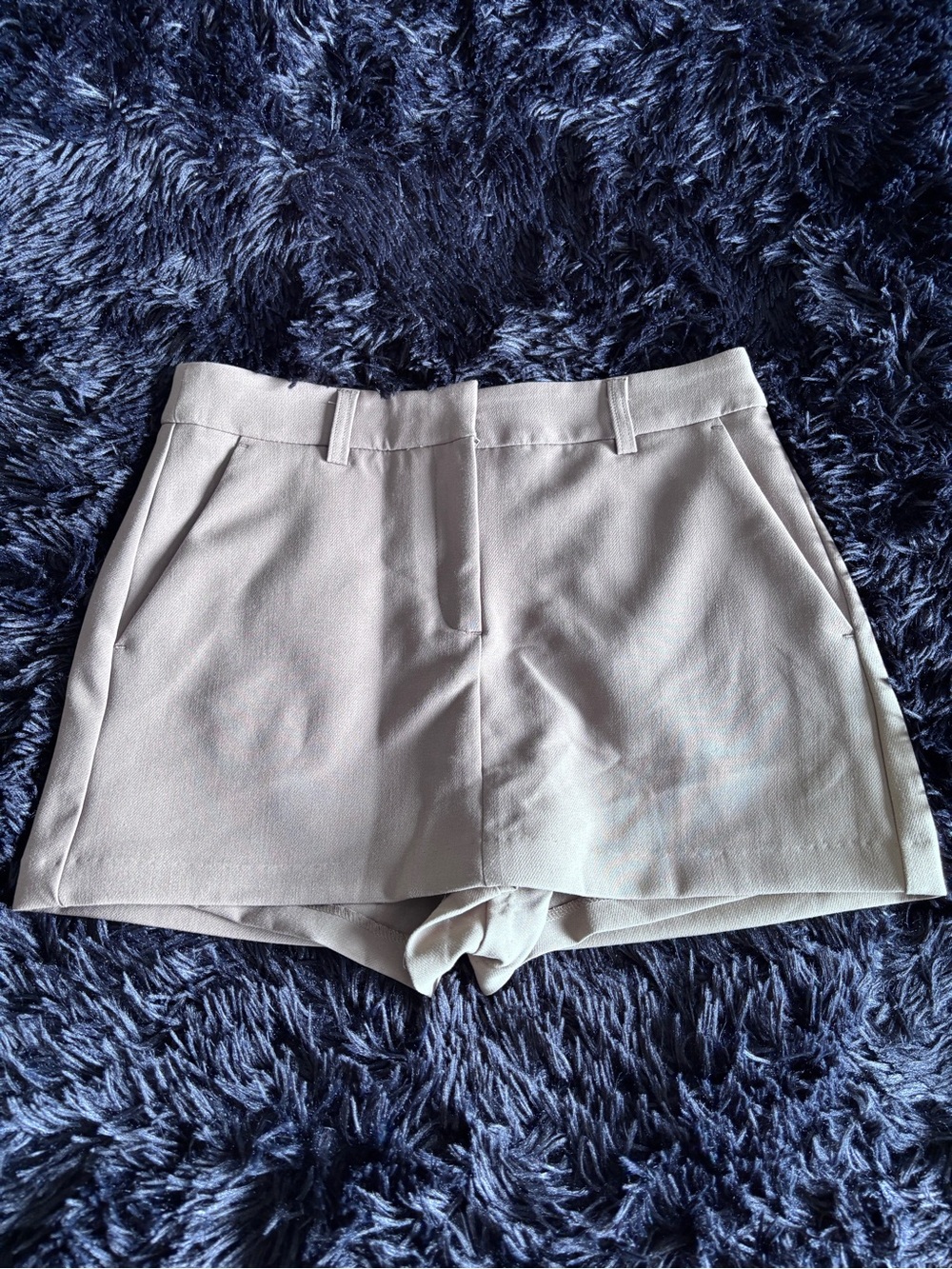 Women's Tailored High-Waist brown Shorts